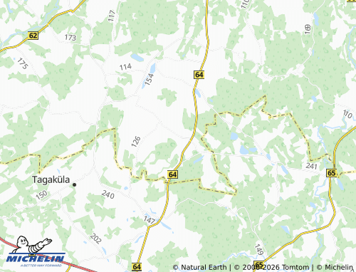 MICHELIN Joosu map - ViaMichelin
