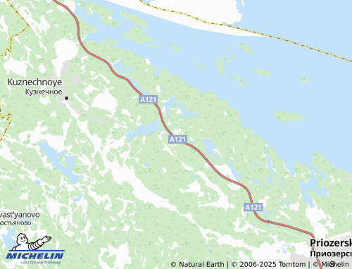 MICHELIN Belokamenka SNT map - ViaMichelin