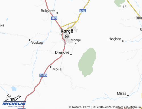 MICHELIN-Landkarte Drenovë - ViaMichelin