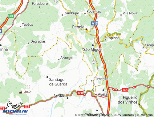 MICHELIN Aljazede map - ViaMichelin