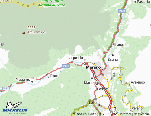 MICHELIN Plars di Sopra map - ViaMichelin