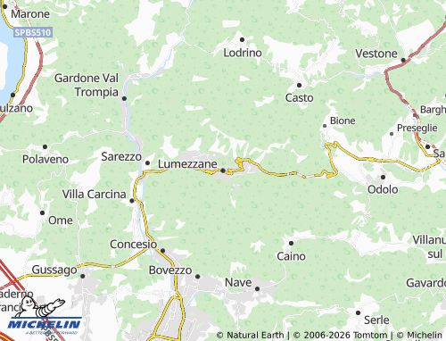 MICHELIN Lumezzane map - ViaMichelin