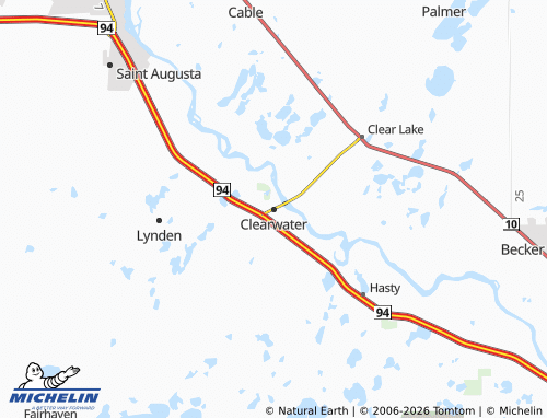 Mappa MICHELIN Clearwater - ViaMichelin