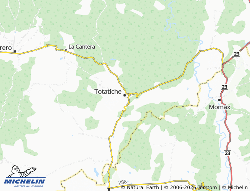 MICHELIN Totatiche map - ViaMichelin