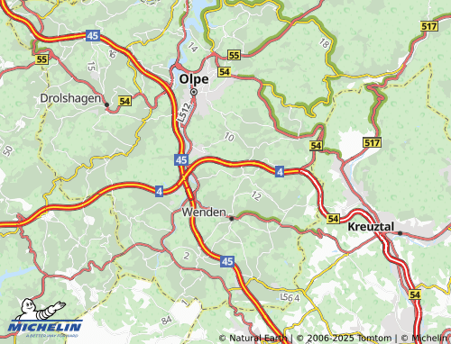 MICHELIN-Landkarte Altenberg - ViaMichelin