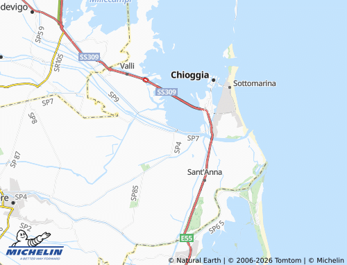 MICHELIN Ca' Pasqua map - ViaMichelin