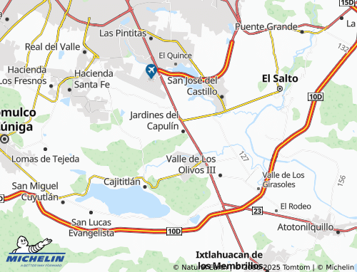 Carte MICHELIN El Capulín - ViaMichelin