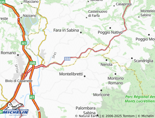 MICHELIN San Pietro map - ViaMichelin