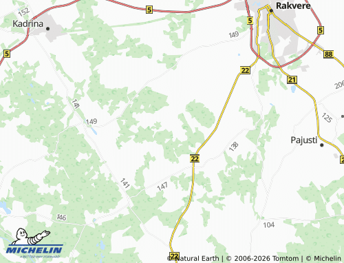 Mapa MICHELIN Järni - ViaMichelin