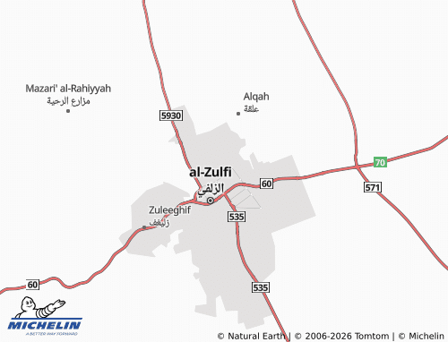 Carte MICHELIN al-Yarmouk - ViaMichelin