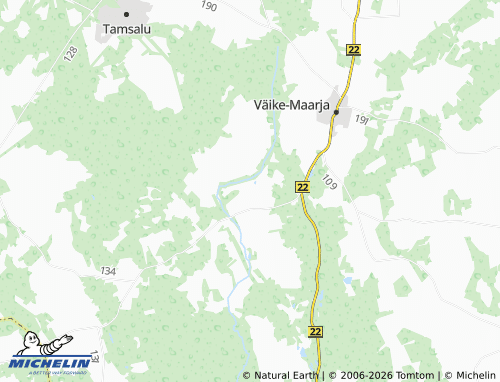 Carte MICHELIN Vao - ViaMichelin