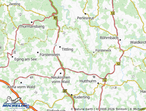Mappa MICHELIN Witzmannsberg - ViaMichelin