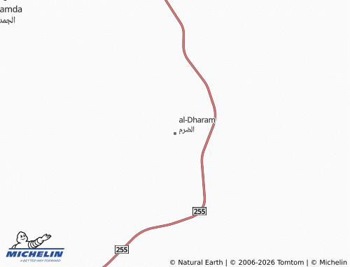 Carte MICHELIN al-Dharam - ViaMichelin
