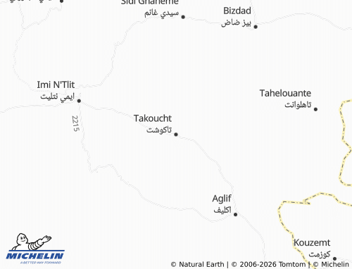 Mappa MICHELIN Takousht - ViaMichelin