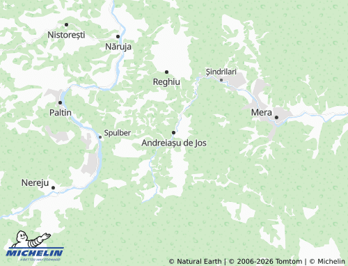 Mappa MICHELIN Andreiașu de Jos - ViaMichelin