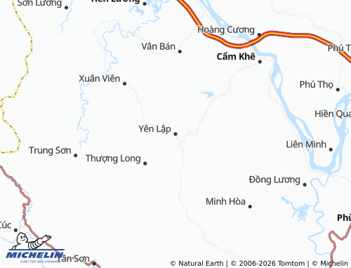 Mappa MICHELIN Yên Lập - ViaMichelin