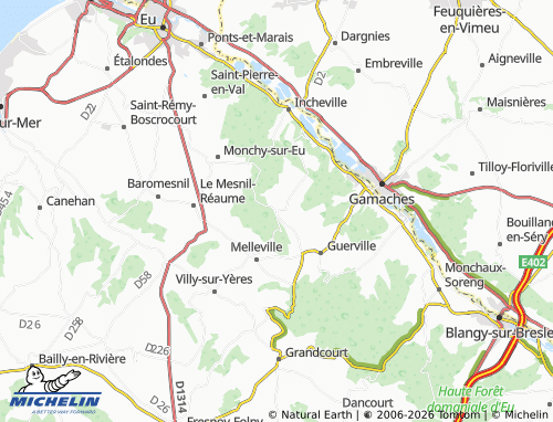 Carte MICHELIN Millebosc - ViaMichelin