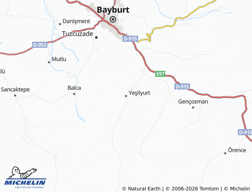 Kaart MICHELIN Yeşilyurt - ViaMichelin
