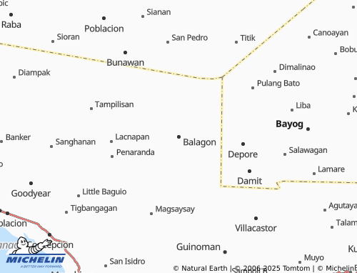 MICHELIN Balagon map - ViaMichelin