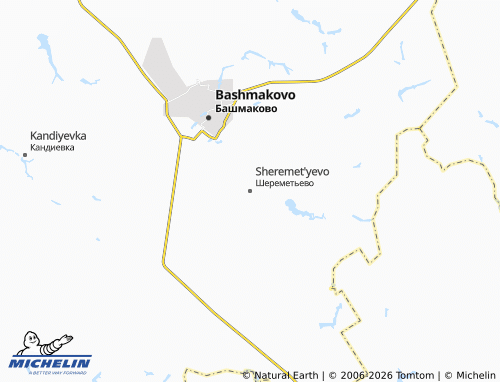 MICHELIN-Landkarte Sheremet'yevo - ViaMichelin