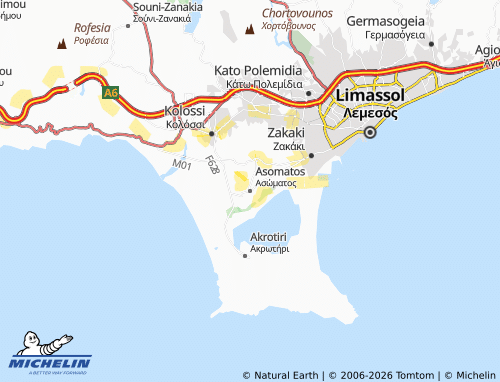 Carte MICHELIN Asomatos - ViaMichelin