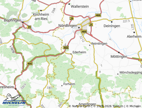 Mappa MICHELIN Ederheim - ViaMichelin