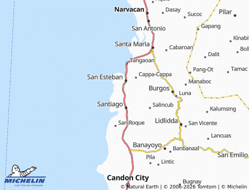 MICHELIN Bigbiga map - ViaMichelin
