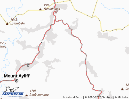 MICHELIN Ntshangwe map - ViaMichelin