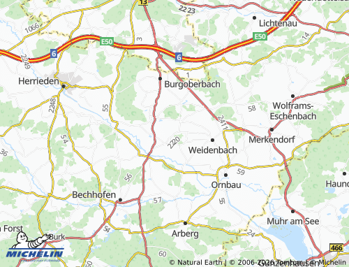 MICHELIN Irrebach map - ViaMichelin
