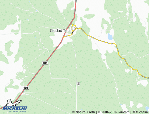 Mappa MICHELIN Caudillos del Sur - ViaMichelin
