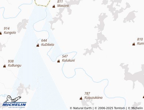 MICHELIN Gqeza map - ViaMichelin