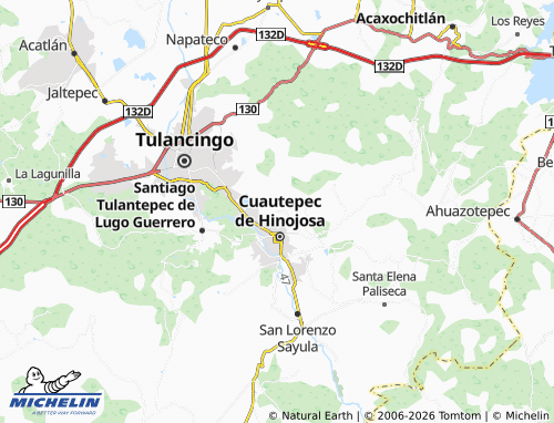Mapa MICHELIN El Tepeyac - ViaMichelin