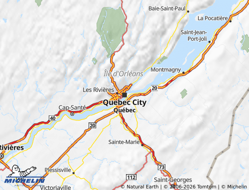 MICHELIN Quebec map - ViaMichelin