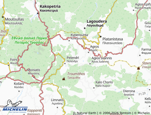 Carte MICHELIN Potamitissa - ViaMichelin