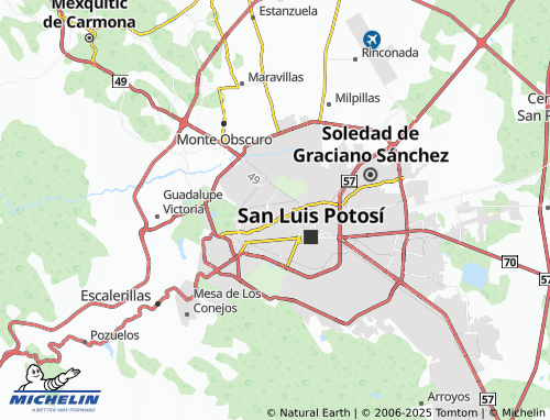 MICHELIN Residencial Santa Martha map - ViaMichelin