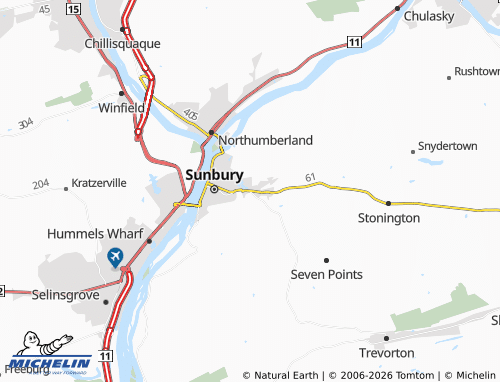 Mapa MICHELIN Hamilton - ViaMichelin