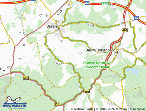 MICHELIN Weiberg map - ViaMichelin
