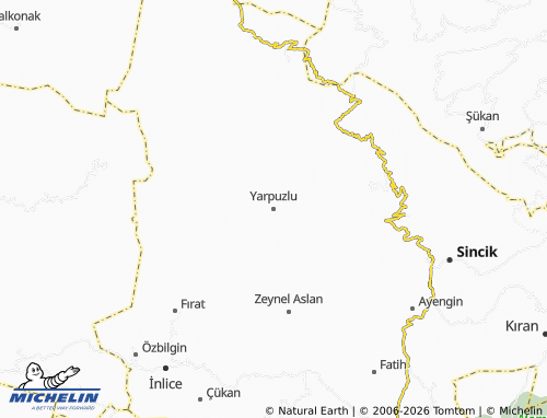 MICHELIN Yarpuzlu map - ViaMichelin