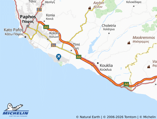 MICHELIN Mandria map - ViaMichelin