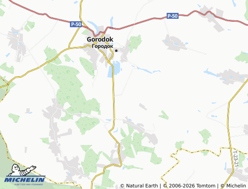 MICHELIN Papirnia map - ViaMichelin