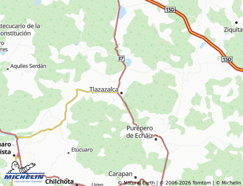Mappa MICHELIN Tlazazalca - ViaMichelin