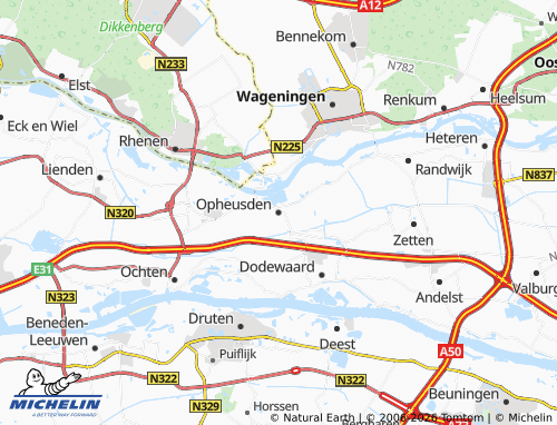 MICHELIN Opheusden map - ViaMichelin