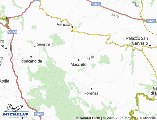 Mapa MICHELIN Maschito - ViaMichelin