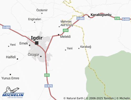 MICHELIN Yeni map - ViaMichelin