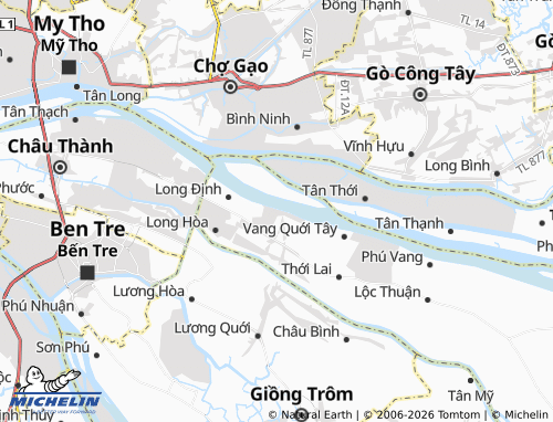Mapa MICHELIN Phú Thuận - ViaMichelin
