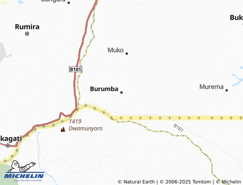 MICHELIN Burumba map - ViaMichelin