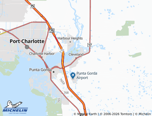 Mappa MICHELIN Cleveland - ViaMichelin