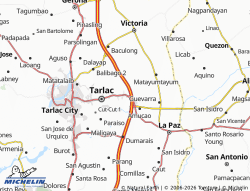 MICHELIN Cut-Cut 2 map - ViaMichelin