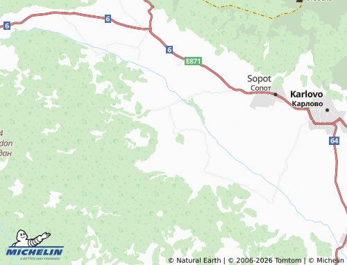 Mapa MICHELIN Karavelovo - ViaMichelin