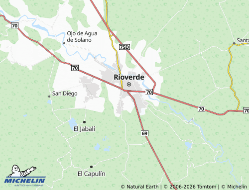 MICHELIN Isla de San Pablo map - ViaMichelin
